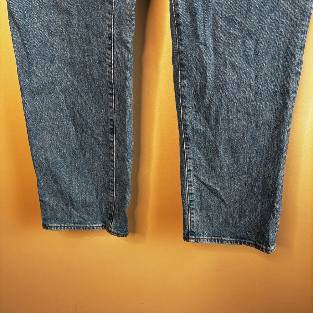 Denim Forum Rowan Super High Rise Straight Jean 32 32L - Picture 11 of 14